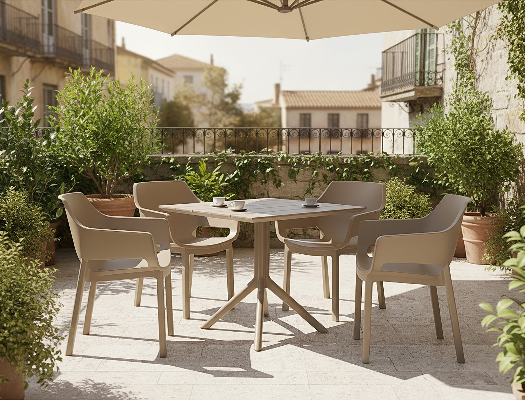 Aqua Blue Resort & Spa poolside project